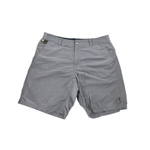 Howler Brothers Horizon Hybrid Shorts Mens 38 Grey Nylon Ripstop Fishing Hiking